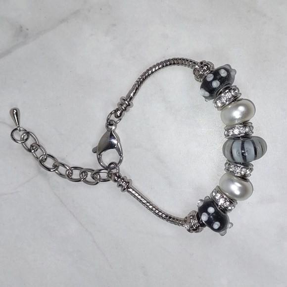 Pandora-style Charm Bracelet - Picture 1 of 4